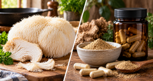 Hericium houba vs extrakt: co patří do kuchyně a co do kapslí